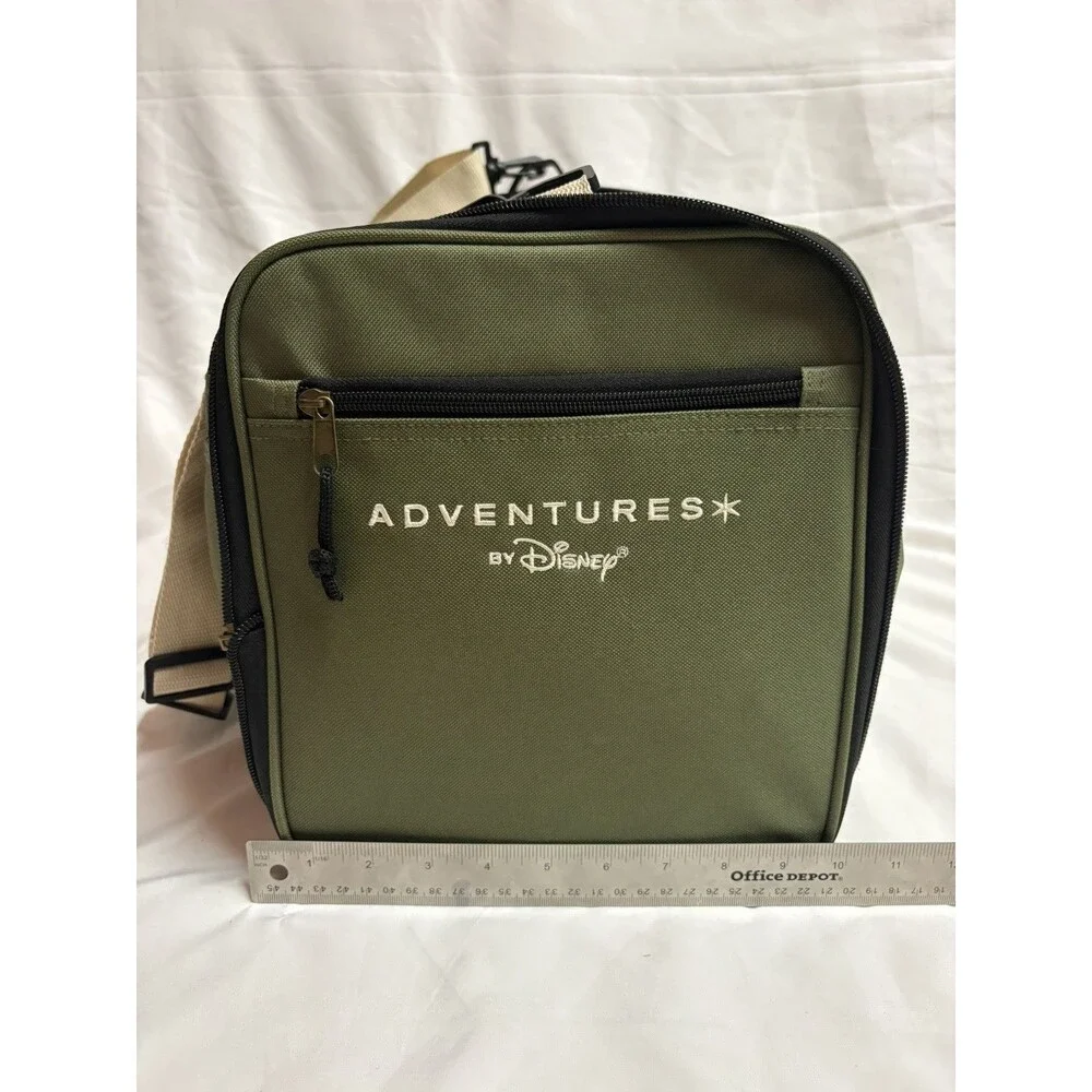 Adventures By Disney Duffle Bag Collapsible Olive Green 19X11X9